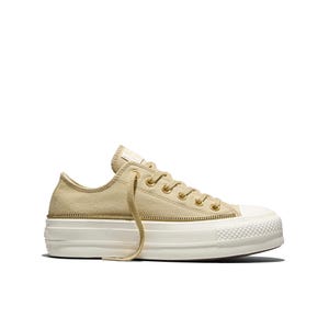 CTAS Lift Platform Zippers Women's Sneakers - Blonde Espresso/Egret/Egret