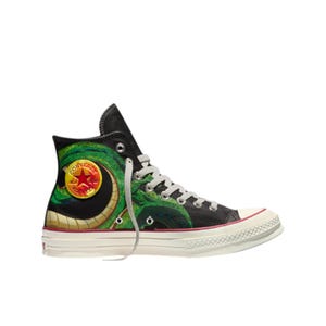 x DRAGON BALL Chuck 70 Men's Sneakers - Black/Cyber Yellow