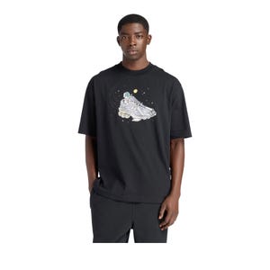 Ghica Shuttle T-Shirt Mens S/S Top - BLACK