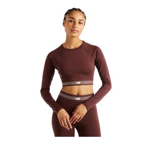 AC Fitted Long Sleeve Womens  - Brown