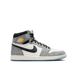 Air Jordan1 Retro High Og Men's Basketball Shoes - Cool Grey/Black-Sail-Game Royal