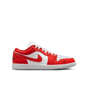 Air Jordan 1 Low Se Men's Basketball Shoes - Chile Red/Black-Summit White