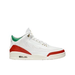 Air Jordan 3 Retro Mex Men'S Basketball Shoes - Summit White/Metallic Gold-Pine Green